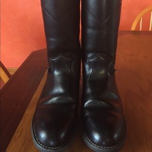 Women’s Black Justin 10” Roper Western Boots 7.5 C